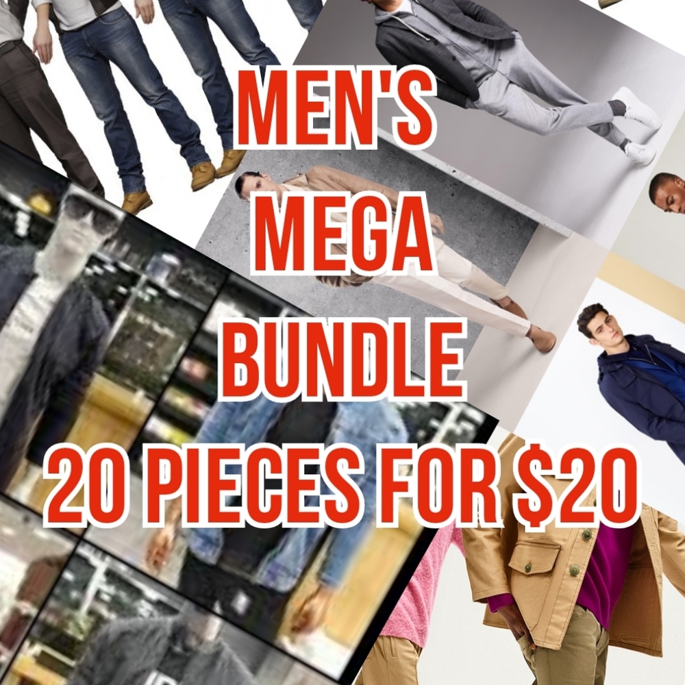 Men's Mega Clothing Bundle **You Customize**